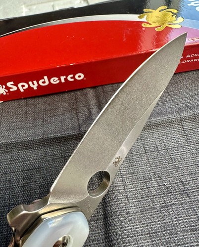 SPYDERCO CUSTOM “PIMPED SOUTHARD FLIPPER” 3.46" CTS-204P FOLDING KNIFE C172CFTIP - Picture 15 of 24