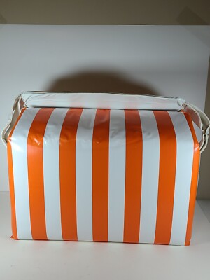 Vintage Tupperware Picnic Set Orange & White Plates, Pitcher