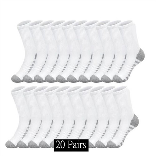 "10/ Pairs Men’s Crew Socks Unisex Sports Running Basketball Anti-Slip Brea - Picture 15 of 19