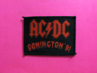 Ac/Dc Small Official Vintage Patch Uk Made Sew On Donington 81 New Old Stock Vp7