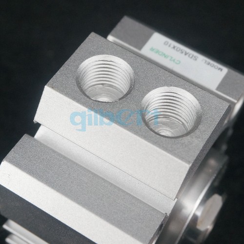 Aluminium SDA Bore 40-100mm Stroke 5-100mm Air Compact Cylinder Double Acting - Picture 22 of 53