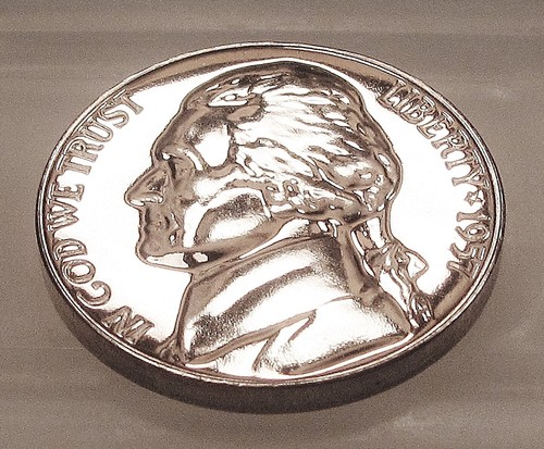 1957 Gem Proof Jefferson Full Blazing Luster #1219