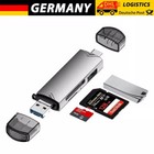Kartenleser 6 in 1 SD Speicherkartenleser USB Typ C Micro USB OTG TF SD Adapter