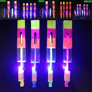 10pcs Flying Rotating Rocket Helicopter Flash Led Light Toy Fun Image Is Loading 10pcs Flying Rotating Rocket Helicopter Flash Led Light