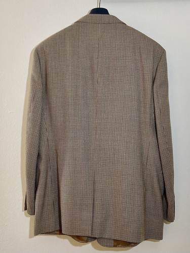 DE COLECCIÓN BROOKS BROTHERS ABRIGO DEPORTIVO DE LANA BLAZER PARA HOMBRE 48 R HECHO EN ITALIA ¡EXCELENTE! - Imagen 3 de 12