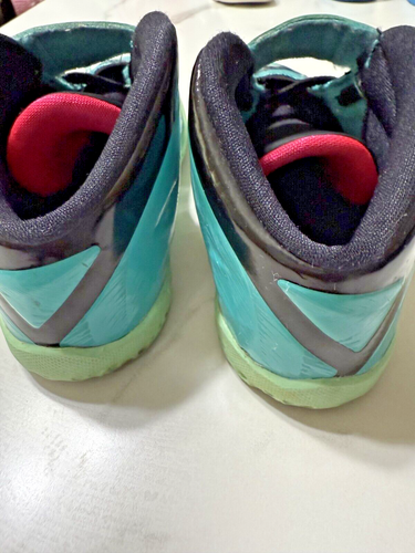 NIKE LEBRON SOUTH BEACH TD Miami Vice Child Size 10c 10 XI 11 Shoes Teal X - Picture 5 of 8