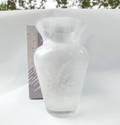 New in Box Vintage Avon Floral Bouquet Vase" 24% Lead Crystal