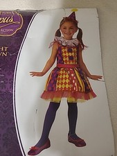 Bright Clown Child-Rubies Opus Collection-L 12-14 -3 Pc Costume-NEW