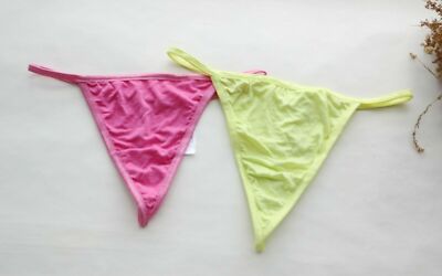 Women Sexy Thongs Solid Smooth T-back underwear Hipster G-string Knickers XS-S-M