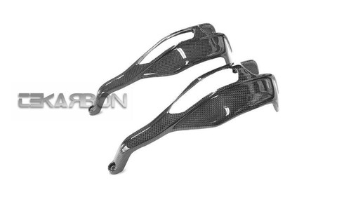 2008 - 2012 Ducati Hypermotard 796 1100 (s) Carbon Fiber Handle Bar Covers - Picture 2 of 4