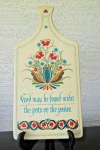 Berggren-1964-Cutting-Board-Scandinavian-Telemark-Rosemaling-Swedish-Folk-Art