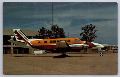 Chaparral Airlines Beechcraft B-99 Airliner Postcard S26