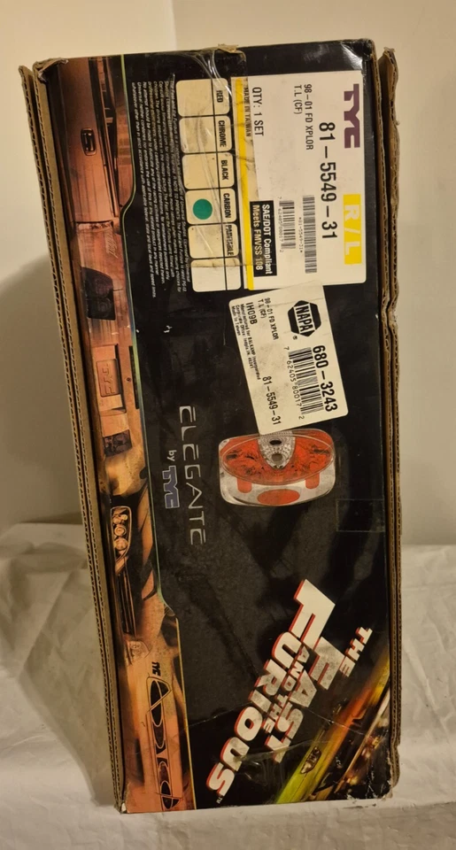 1998-01 Tail Light TYC Fast And Furious for Ford Explorer-81-5549-31 - Image 3 of 3