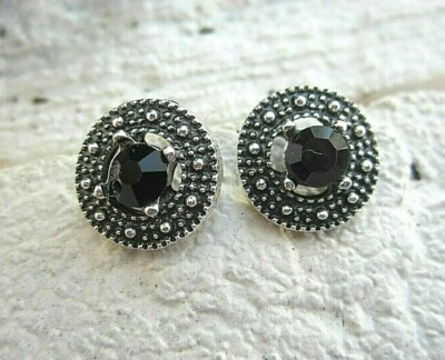 ohrstecker studs ethno korallen similis 8 mm silber 925 flügel 80er-90er 124
