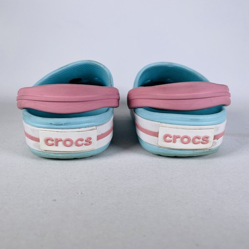 Crocs Kids Classic Light Blue and PInk Crocband Frozen 6 Jibbitz Charms C 10 - Picture 10 of 12