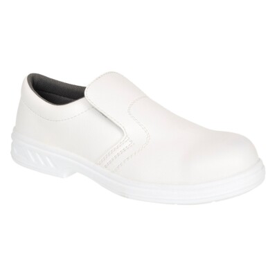 PORTWEST Berufs Slipper O2 FO SR weiß gepolstert FW58