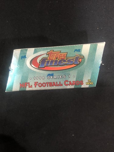 1998 Topps Finest Series 1 Football Hobby Box Factory Sealed🔥 Peyton Manning RC - Picture 3 of 7