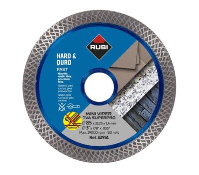 Rubi TVA Mini Viper Diamanttrennscheibe 85 x 22,23mm Superpro TURBO