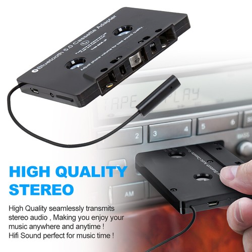 Bluetooth 5.0 Car Audio Stereo Cassette Tape Adapter to Aux Adapter USB Charging - Picture 15 of 15