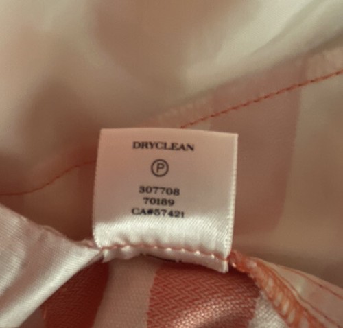 Ann Taylor Shorts Orange & White Stripes Size 4 - Picture 7 of 7