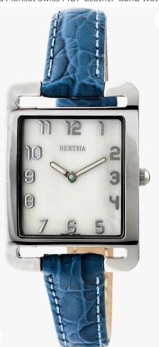 Orologio Bertha Marisol Svizzero con cinturino in pelle blu - Foto 2 di 11