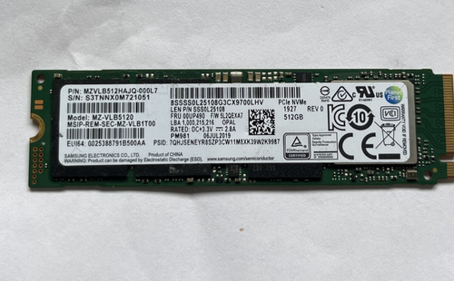 Samsung SSD 512GB - Solid State Drive