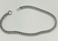 Trollbeads Sterling Silver Bracelet 7.5" Wrist Size 6.7" 