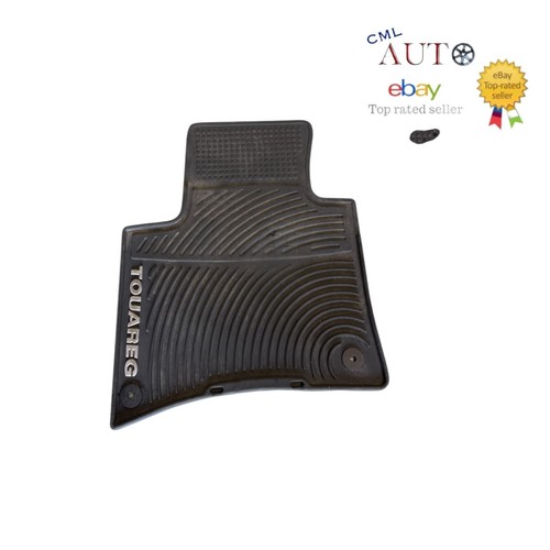 2011-2017 VW Volkswagen Touareg Factory All Weather Floor Mats 4PC Black OEM - Picture 2 of 16
