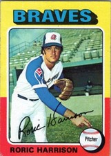 1975 Topps #287 Roric Harrison Atlanta Braves VG-EX