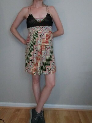 free people beaded flower dress Tropics Beaded Mini Dress by Free People in Black, Size: L