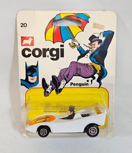 Vintage Corgi Juniors Penguin Car, NO.20, Sealed, Carded, 1979, RARE - Picture 1 of 11