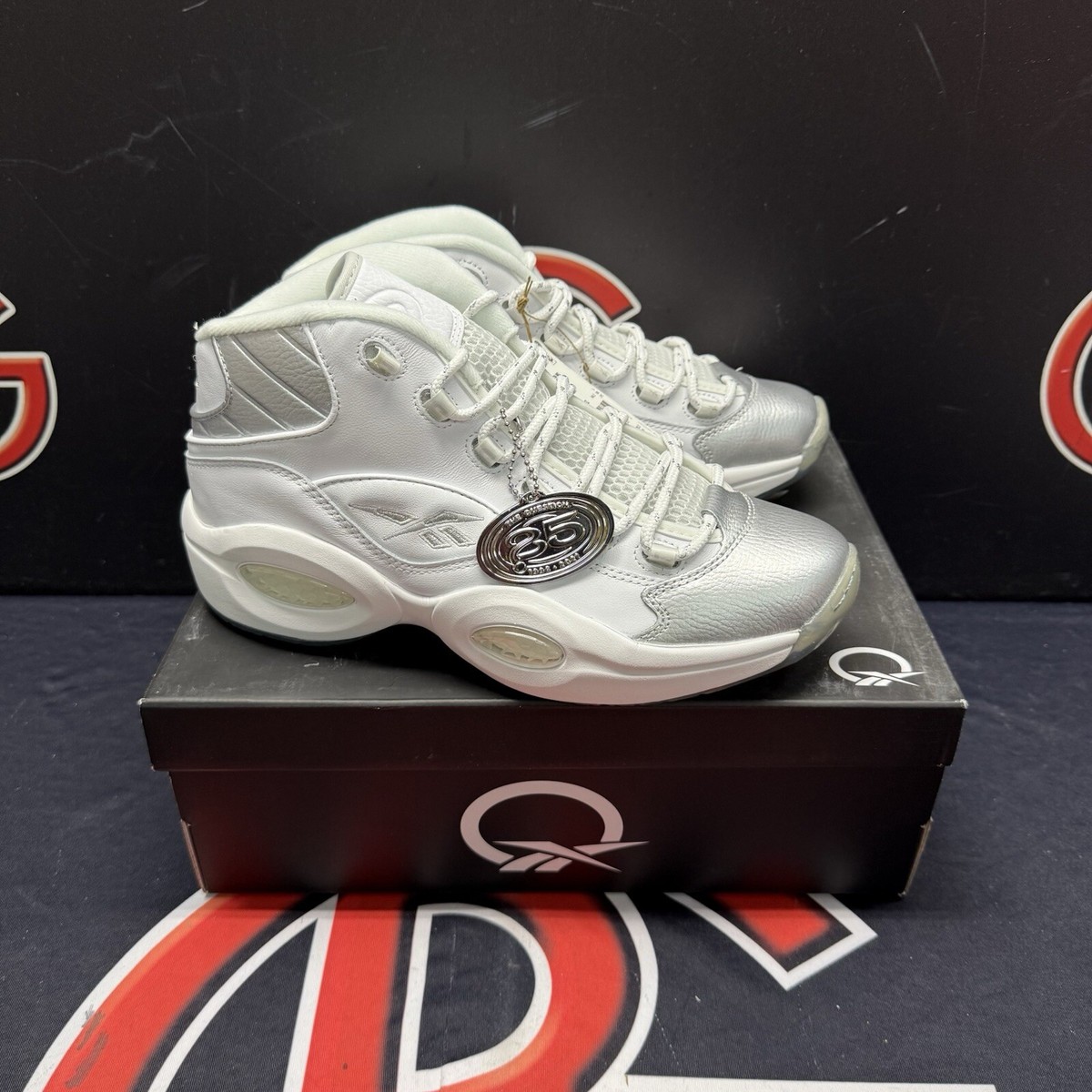 Size 10.5 - Reebok Question Mid 25th Anniversary for sale