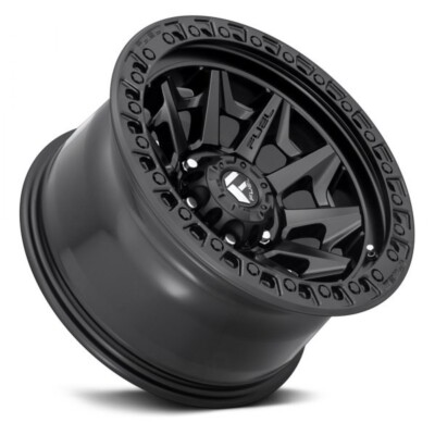 ☆nff☆ pin drop ringblack nff1 Fuel Wheels Bronco Zephyr Matte Bronze with Black Bead Ring