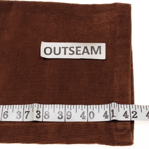 Meyer M5 NWT Slim Fit 5 Pocket Corduroy Pants Size 33 US In Brown Cotton Blend - Picture 6 of 17
