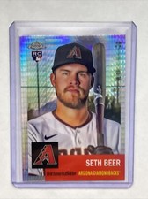 2022 TOPPS CHROME PLATINUM PRISM REFRACTOR #461 SETH BEER RC DIAMONDBACKS 