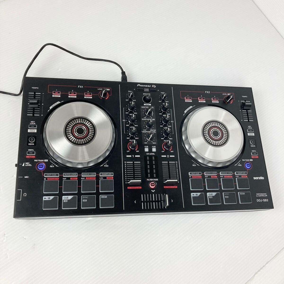 Pioneer DDJ-SB2 DJ Controller Serato 2-Channel 2ch DDJSB2 Portable Beginner  USB