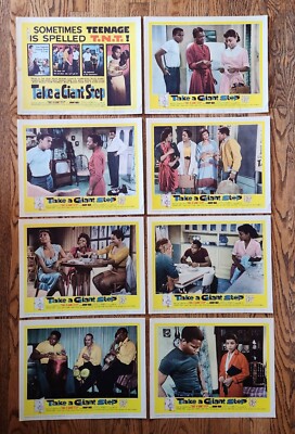 TAKE A GIANT STEP - COMPLETE SET OF 8 LOBBY CARDS - 1960 - JOHNNY NASH