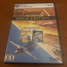 Microsoft Flight Simulator X Gold Edition PC Windows w/Acceleration Expansion