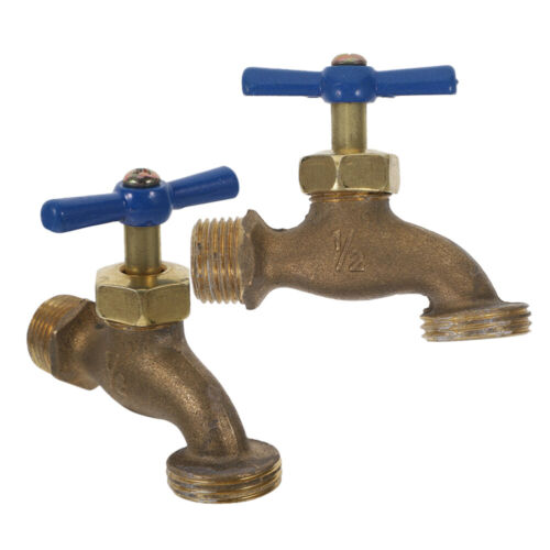 2Pcs Garden Faucet Yard Sink Faucet Garden Hose Spigot Antique Faucet Garden