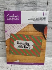 CCH2 Crafters Companion Christmas Naughty is the New Nice Clear Acrylic Stamp