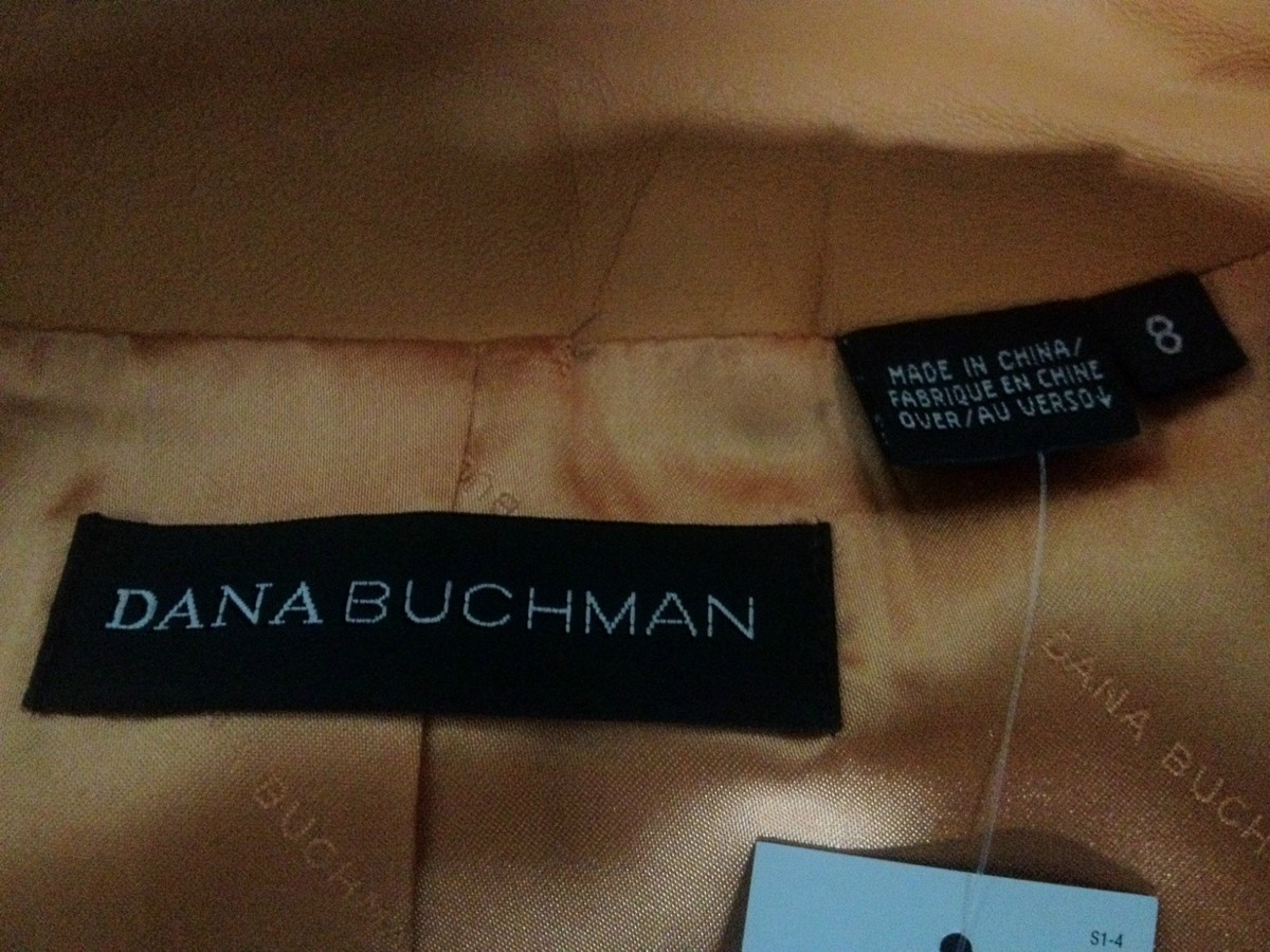 DANA BUCHMAN レザージャケット Dana Buchman Leather Jacket - Etsy