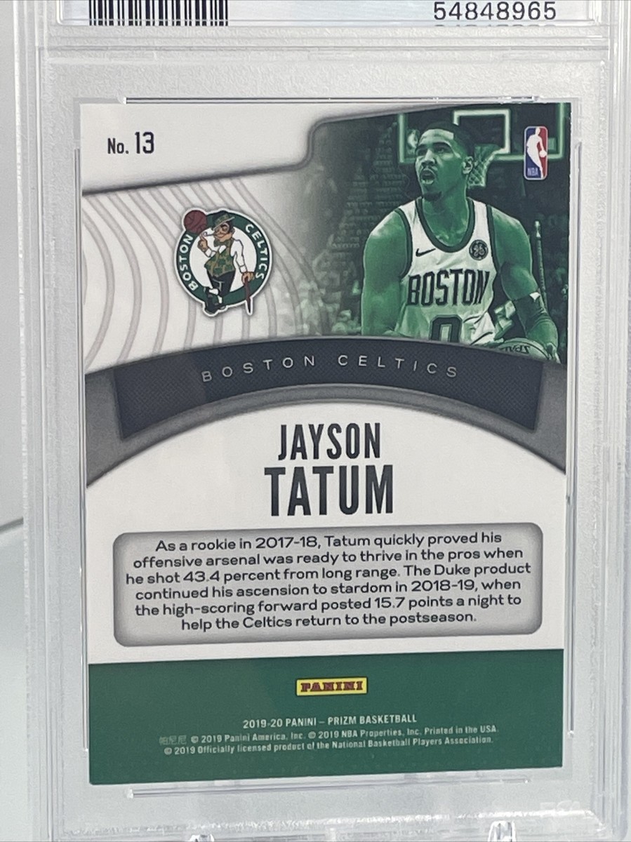 🔥 2019 PANINI PRIZM DOMINANCE #13 JAYSON TATUM PSA 9 MINT 🔥 | eBay