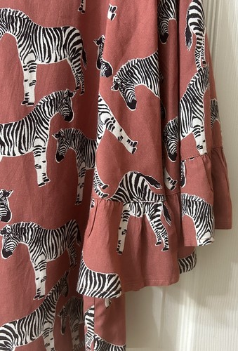 NEU Weltmarkt Damen Top Gr. S/M Glockenärmel Taschen mauve mit Zebra Print - Bild 13 von 16