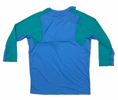 陸上用シャツ HOKA ONE ONE Performance 3/4 Sleeve Hoka One One Glide 3/4 Sleeve T Shirt Tee Mens SzM Blue