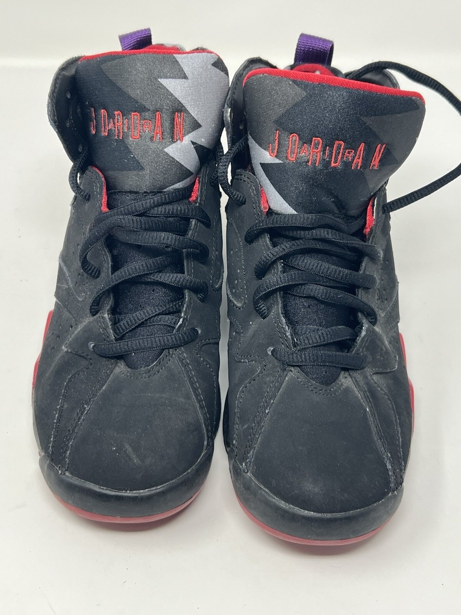 2012 Nike Air Jordan 7 Retro Promo Sample Raptors Size 5Y Black