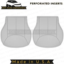 2003 to 2007 For Mercedes Benz  Driver&Passenger Bottoms Perf Leather Cover Gray