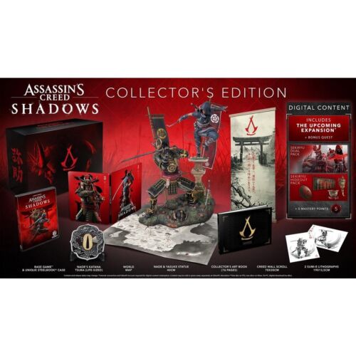 NEW Assassin's Creed Shadows Collector's Edition For PS5 PlayStation 5 Rare Mint