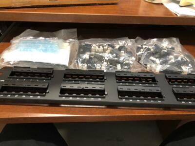 COMMSCOPE 1479155-2 / RJ45 Modular Patch Panel, Cat5e, 48-port with jacks