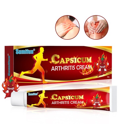 2 piezas crema de pimiento para la artritis reumatoide caliente alivio del dolor de rodilla articulaciones - Imagen 7 de 12