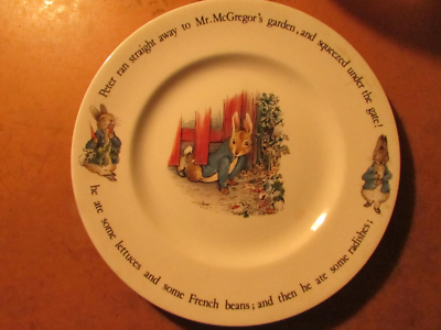 ピーターラビット ウェッジウッド カレンダープレート 2001年